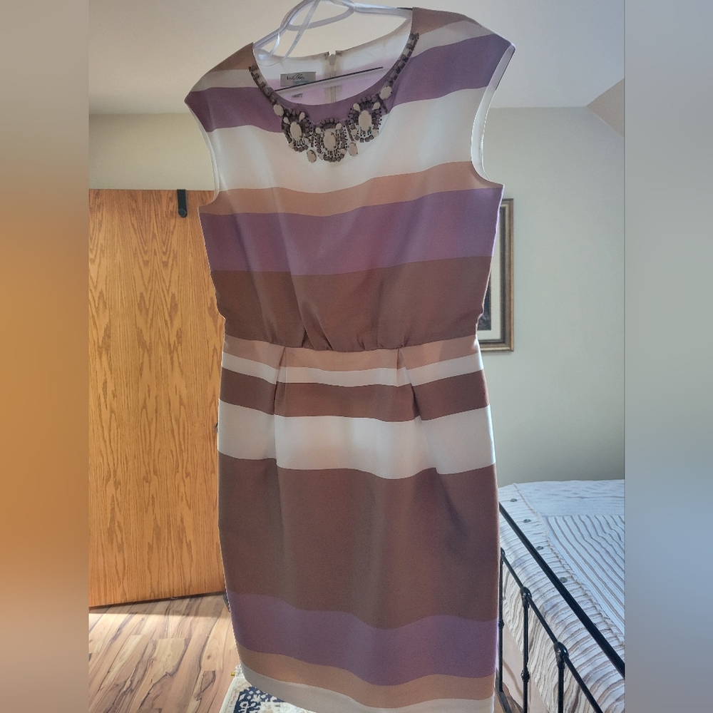 Ivy & Blu by Maggy Striped Sheath Dress